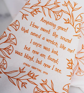 Amazing Grace Tea Towel