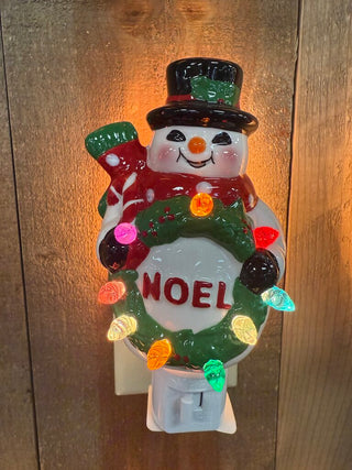 5.75" Vintage Snowman Night Light