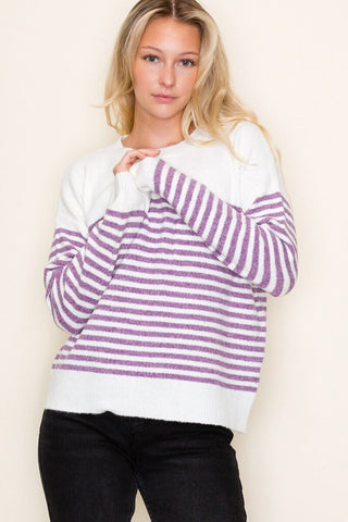 Purple Sweater with Pocket (Small)