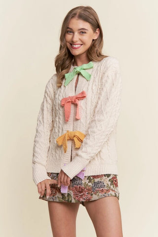 Ribbon Cardigan