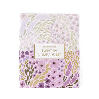 Lilac Floral Paint by Numbers Kit