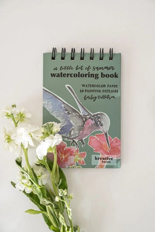 Little Bit of Summer - Mini Watercoloring Book