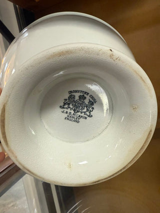 Antique Ironstone Punch Bowl