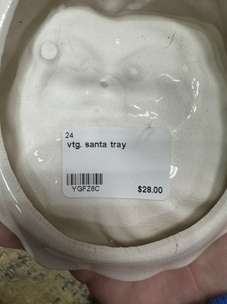 vtg. santa tray