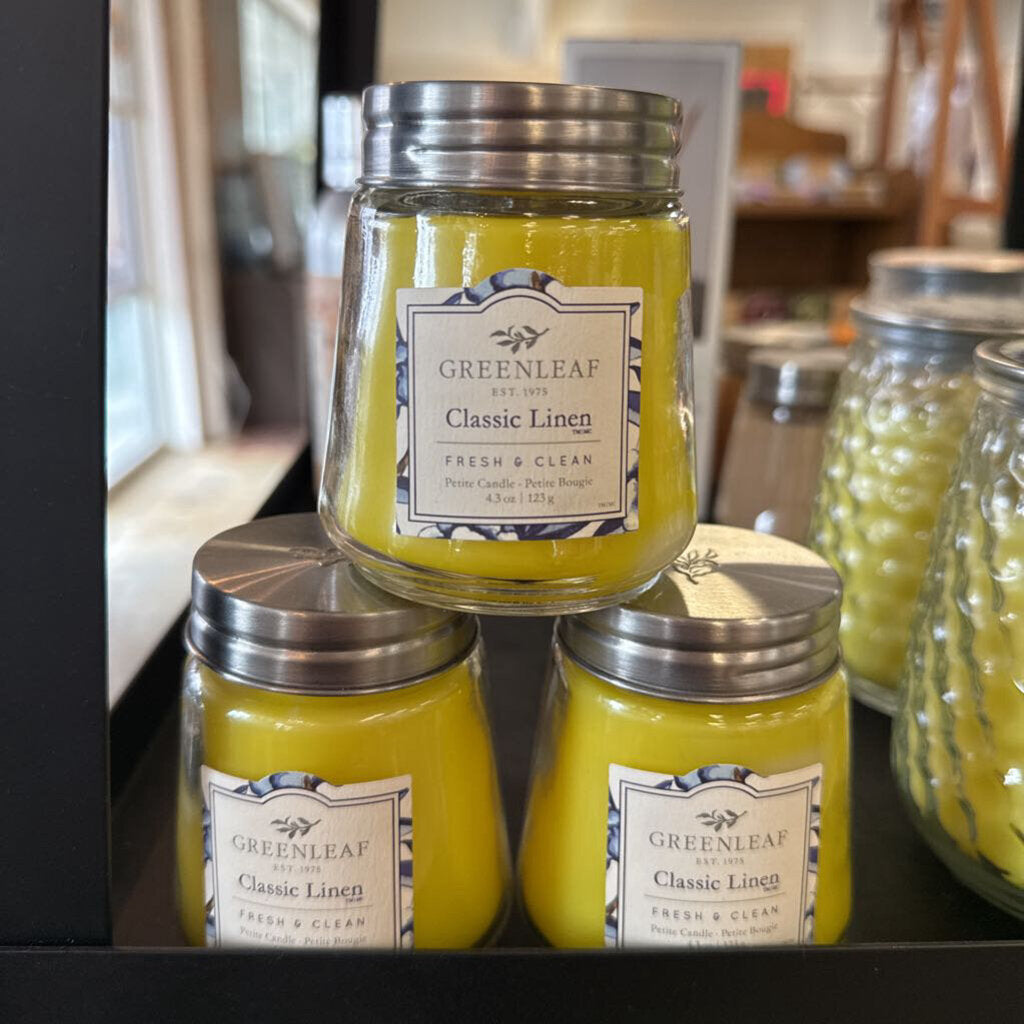 Classic Linen Petite Candle