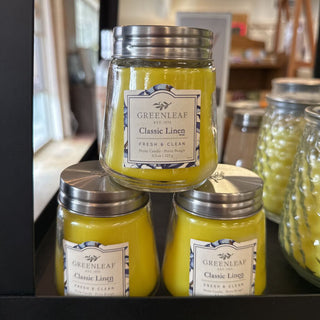 Classic Linen Petite Candle