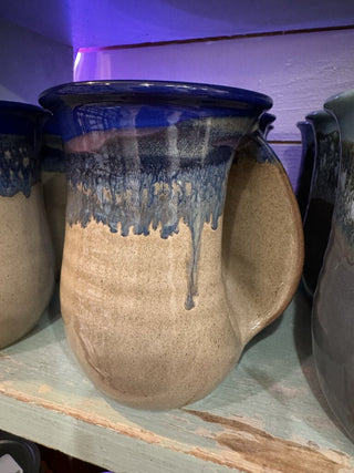 The Original Handwarmer Mug - Cobalt Canyon/Right Hand