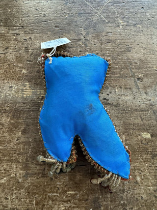 1800s Native American (Iroquois) Beaded Pin Cushion and Thimble Holder