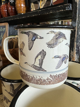 Lake & Ducks Enamel Mug