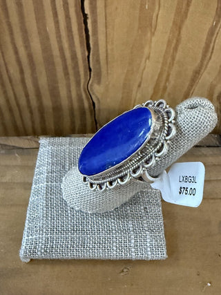 Lapis Ring 925 Sz. 5