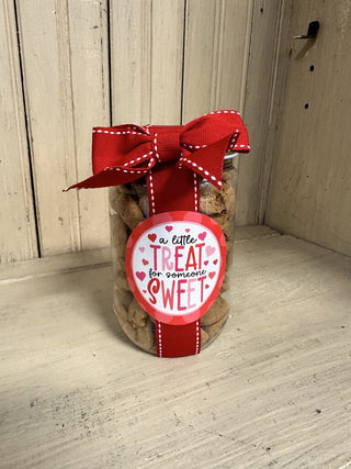 Valentine Cookie Pint Jar