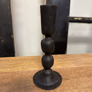 Large Black Candle Holder