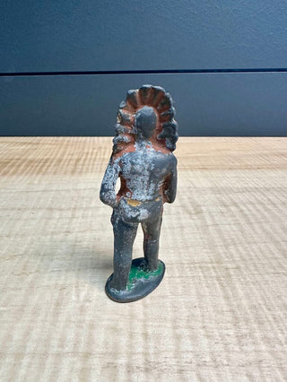 Antique Lead Indian Toy Figurine