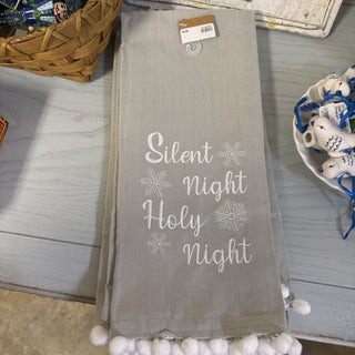 Silent Night Dishtowel