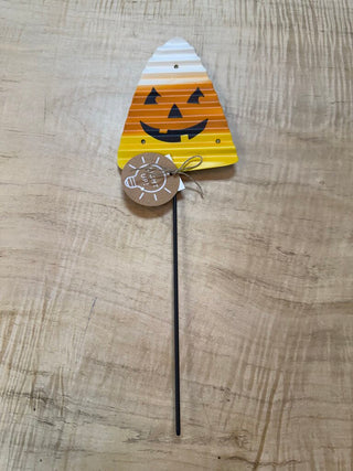 Halloween Plant Stake - Candy Corn