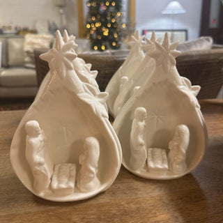 Ceramic Nativity Scene