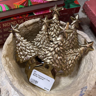 Gold Christmas Tree Bottle Opener