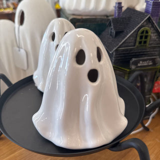 4" White LED Ceramic Ghost