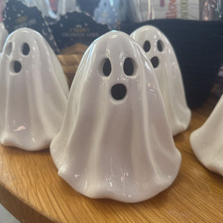 5" White LED Ceramic Ghost