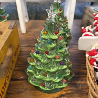 8" Lighted Vintage Style Tree