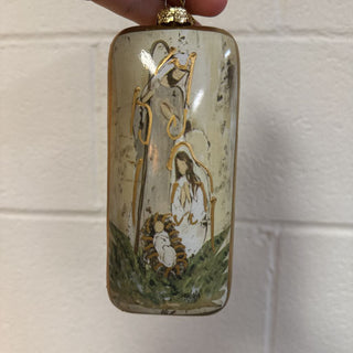 6" Holy Family Rectangle Ornament