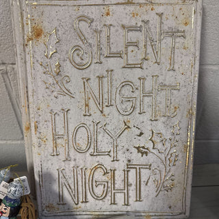 Silent Night sign