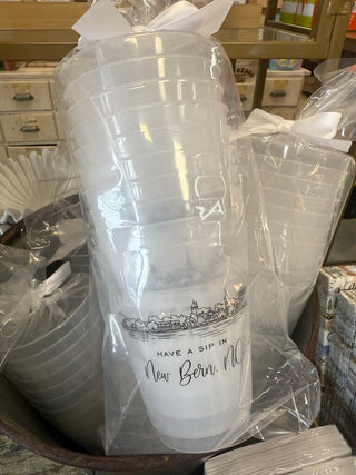 New Bern Frosted Cups Set