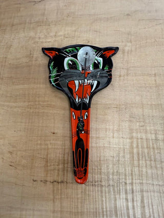 Vintage Black Cat Halloween Noisemaker