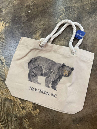 New Bern Bear Tote Bag