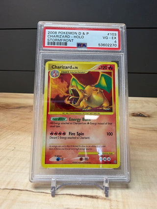 2008 Pokemon Charizard Holo PSA 4