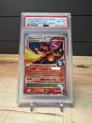 2009 Pokemon Platinum Charizard Supreme Victors PSA 8