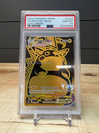 2022 Pokemon Pikachu VMax Lost Origin PSA 10