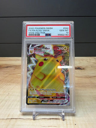 2020 Pokemon Pikachu VMax Vivid Voltage PSA 10