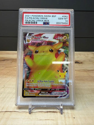 2021 Pokemon Pikachu VMax Box PSA 10