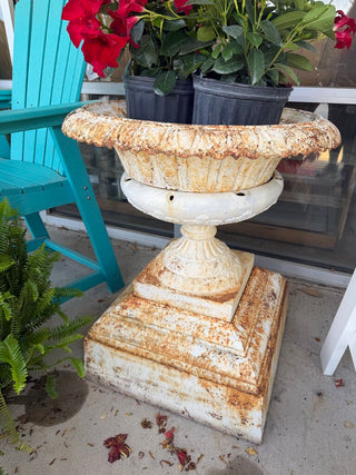 Antique Cast Iron Planters