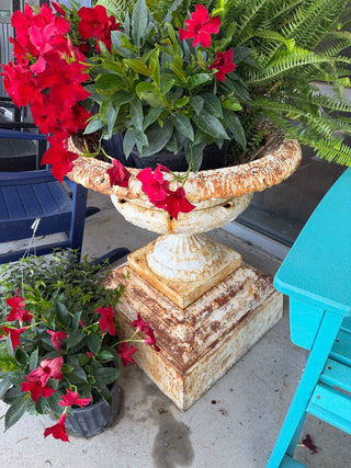 Antique Cast Iron Planters