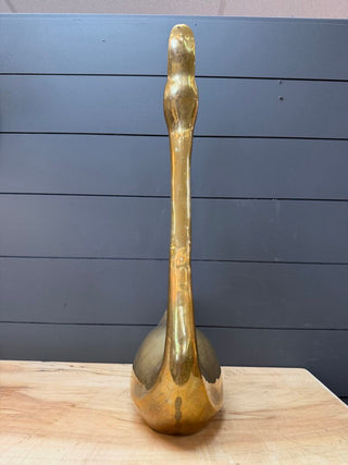 Vintage Brass Swan
