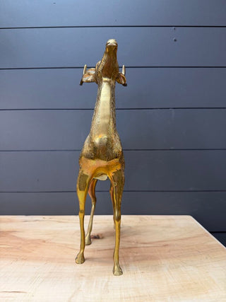 Brass Standing Deer