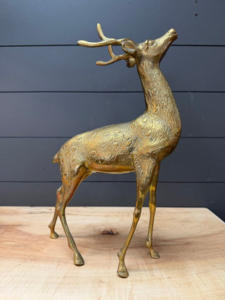 Brass Standing Deer