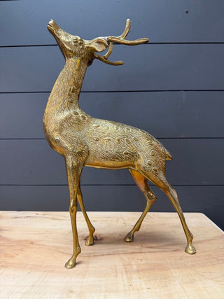 Brass Standing Deer