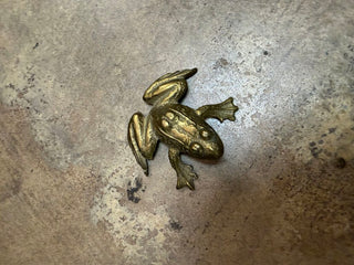Vintage Brass Frog