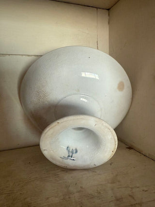 Antique Ironstone Pedestal Compote