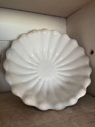 Antique Ironstone Fluted Bowl
