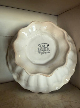 Antique Ironstone Fluted Bowl