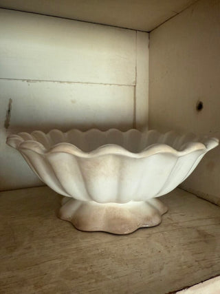 Antique Ironstone Fluted Bowl