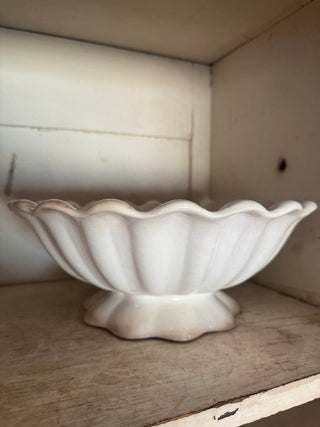 Antique Ironstone Fluted Bowl