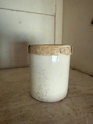 Antique Cumberland Rum Butter Jar w/ Original Lid