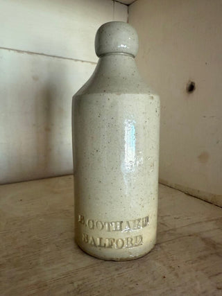 Antique Stoneware Ginger Beer Bottle Marked