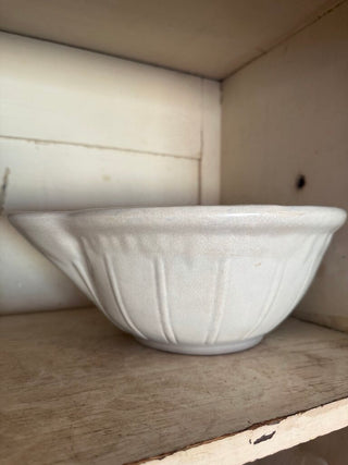 Antique Ironstone Milk Pan Bowl