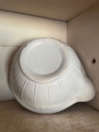 Antique Ironstone Milk Pan Bowl